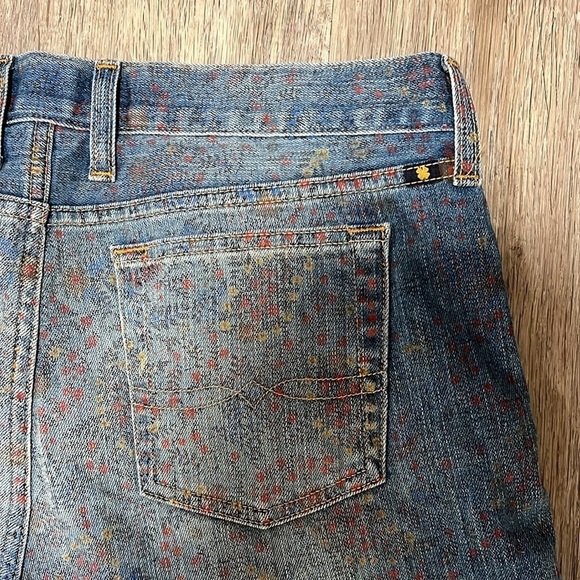 Lucky Brand Abbey DBL Roll Wildflower Paisley Short - Picture 8 of 16